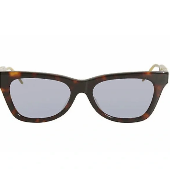 Gucci GG0598S 002 Sunglasses Women's Havana/Blue Lenses *Authentic*looks new - Picture 5 of 6